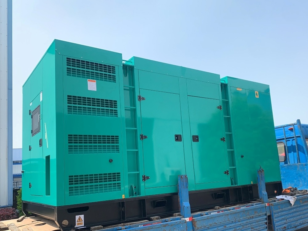 Besten exporta gerador diesel silencioso de 500 kW com motor Weichai para Gana